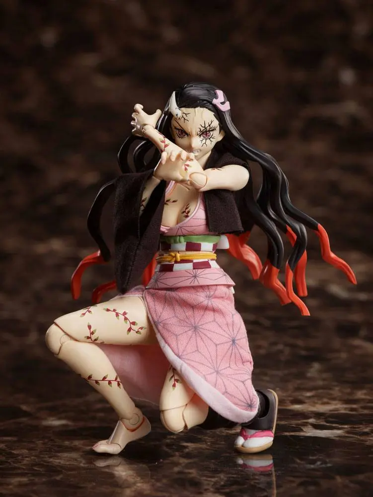 Demon Slayer: Kimetsu no Yaiba BUZZmod 1/12 Nezuko Kamado Demon Advancing Ver. akciófigura 15 cm termékfotó