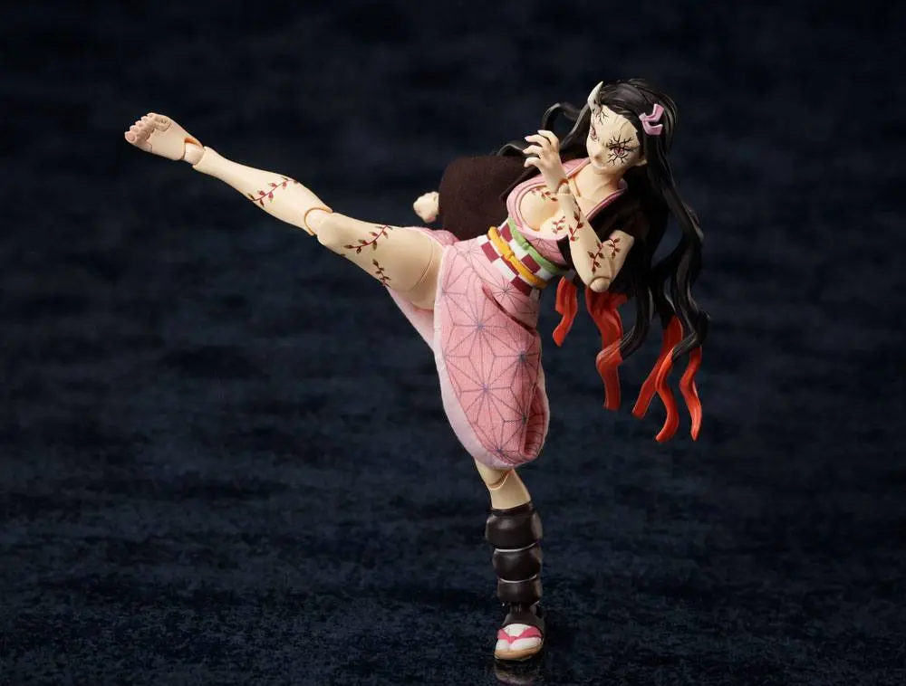 Demon Slayer: Kimetsu no Yaiba BUZZmod 1/12 Nezuko Kamado Demon Advancing Ver. akciófigura 15 cm termékfotó