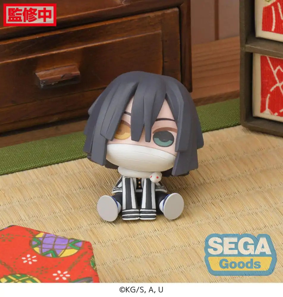 Demon Slayer: Kimetsu no Yaiba Chubby Collection Mitsuri Kanroji &amp; Obanai Iguro (EX) PVC szobor figura 6 cm termékfotó