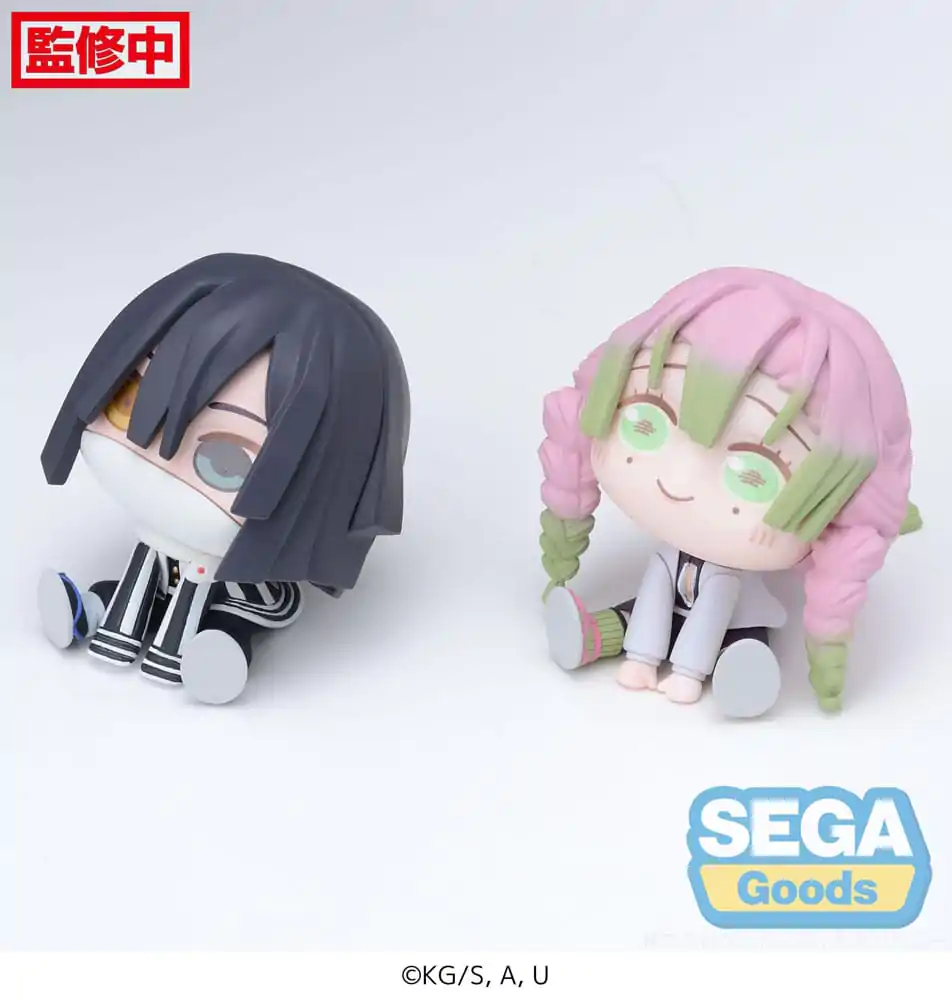 Demon Slayer: Kimetsu no Yaiba Chubby Collection Mitsuri Kanroji &amp; Obanai Iguro (EX) PVC szobor figura 6 cm termékfotó