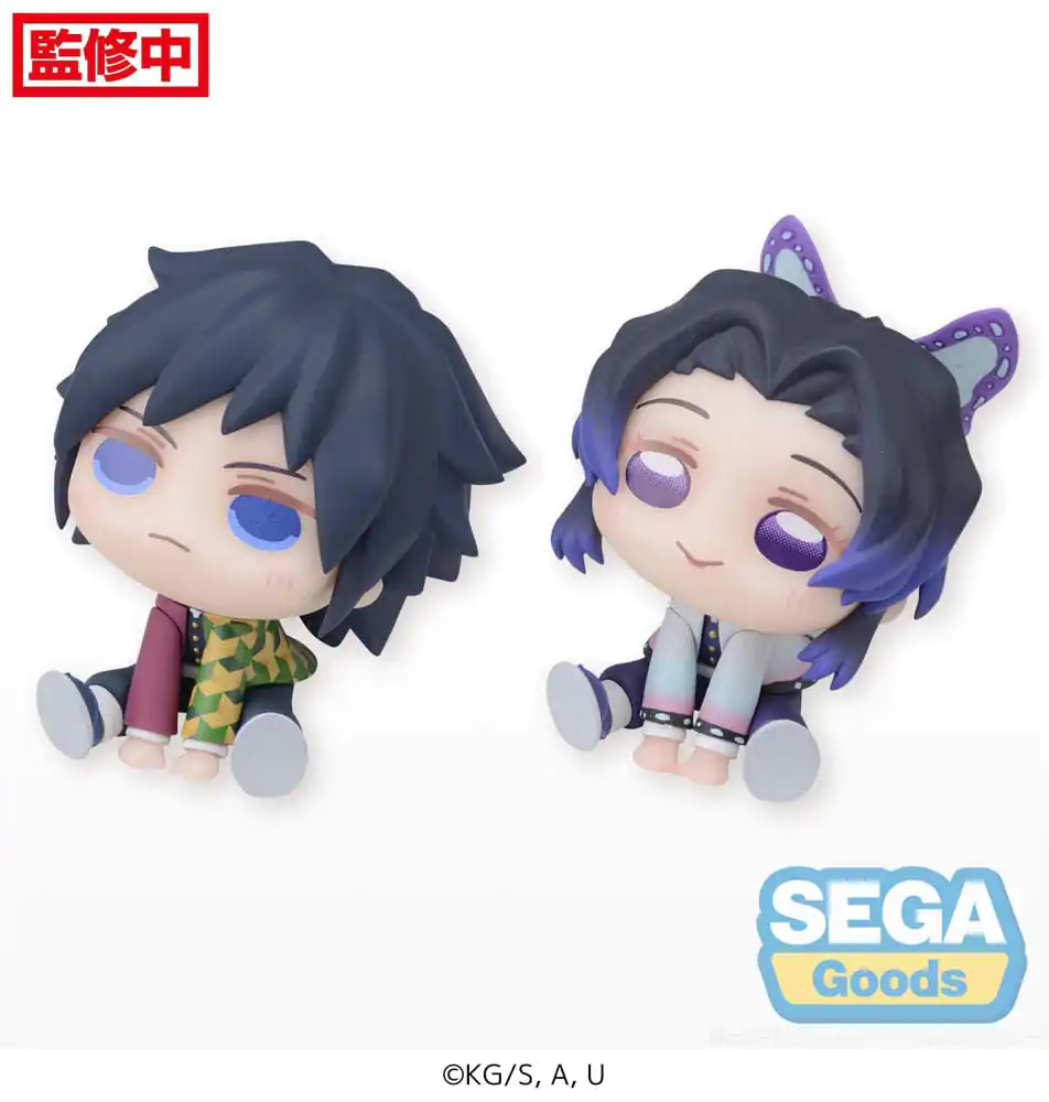 Demon Slayer: Kimetsu no Yaiba Chubby Collection Shinobu Kocho &amp; Giyu Tomioka (EX) PVC szobor figura 6 cm termékfotó