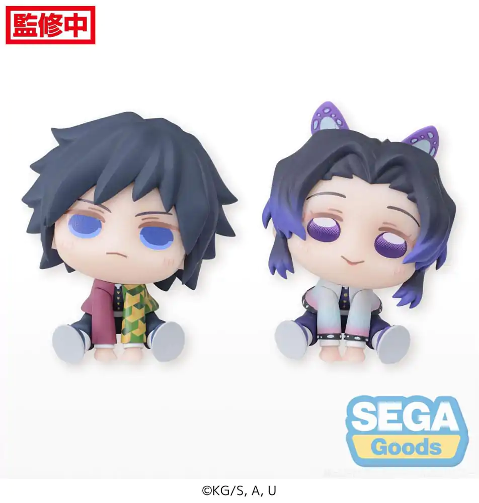 Demon Slayer: Kimetsu no Yaiba Chubby Collection Shinobu Kocho &amp; Giyu Tomioka (EX) PVC szobor figura 6 cm termékfotó