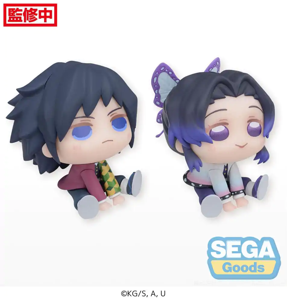 Demon Slayer: Kimetsu no Yaiba Chubby Collection Shinobu Kocho &amp; Giyu Tomioka (EX) PVC szobor figura 6 cm termékfotó