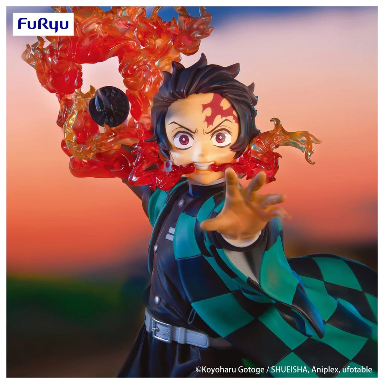 Demon Slayer: Kimetsu no Yaiba Exceed Creative figura Kamado Tanjiro PVC figura 16 cm termékfotó