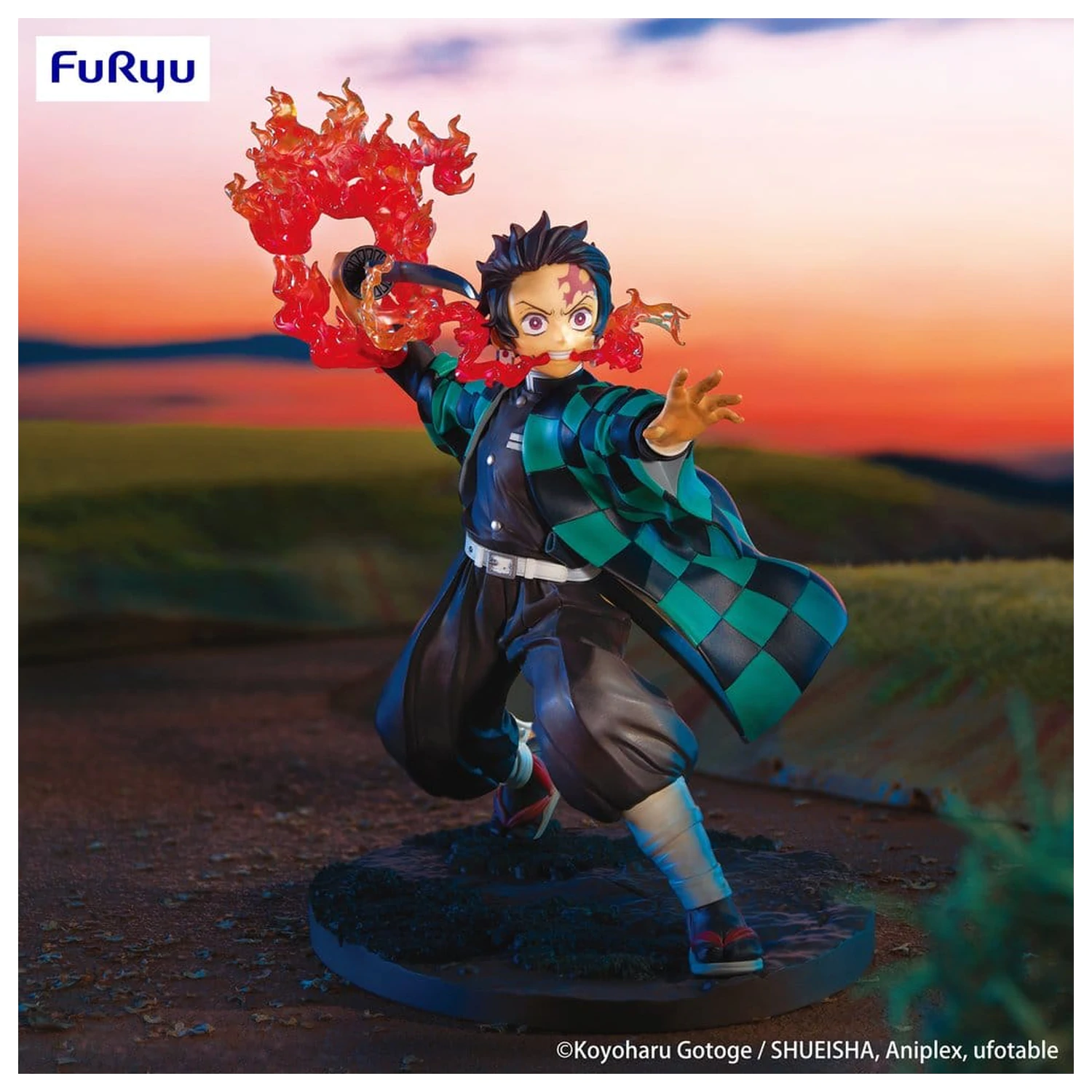 Demon Slayer: Kimetsu no Yaiba Exceed Creative figura Kamado Tanjiro PVC figura 16 cm termékfotó