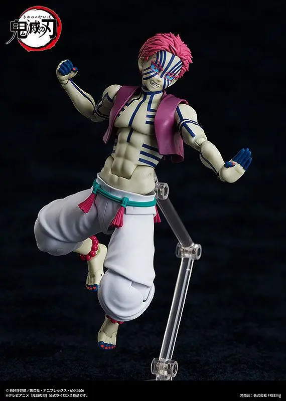 Demon Slayer: Kimetsu no Yaiba Figma Akaza akciófigura 15 cm termékfotó