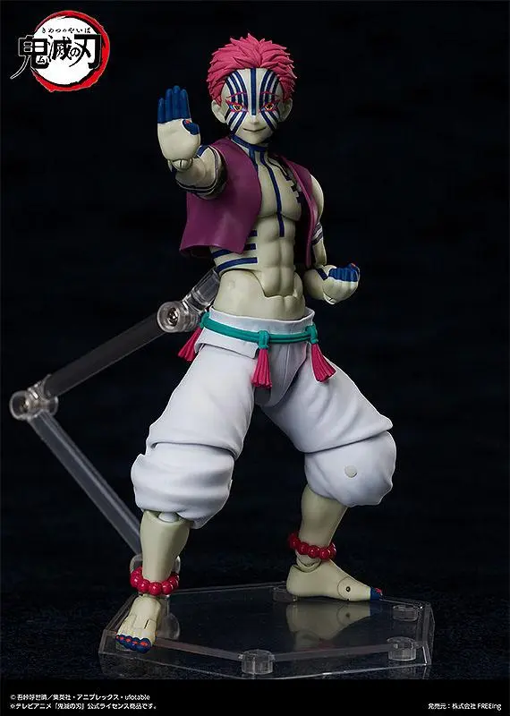Demon Slayer: Kimetsu no Yaiba Figma Akaza akciófigura 15 cm termékfotó