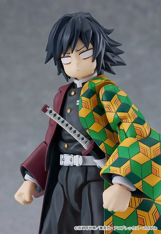 Demon Slayer: Kimetsu no Yaiba Figma Giyu Tomioka akciófigura 15 cm termékfotó