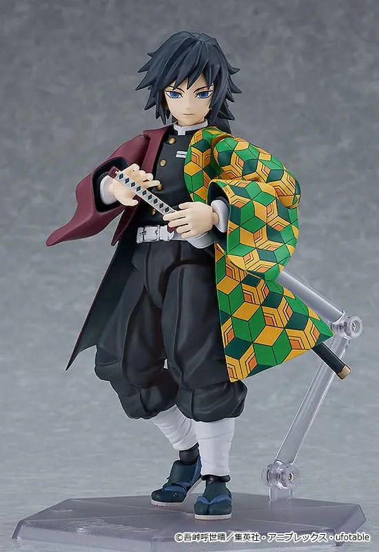 Demon Slayer: Kimetsu no Yaiba Figma Giyu Tomioka akciófigura 15 cm termékfotó
