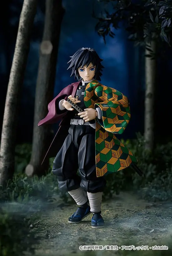 Demon Slayer: Kimetsu no Yaiba Figma Giyu Tomioka akciófigura 15 cm termékfotó