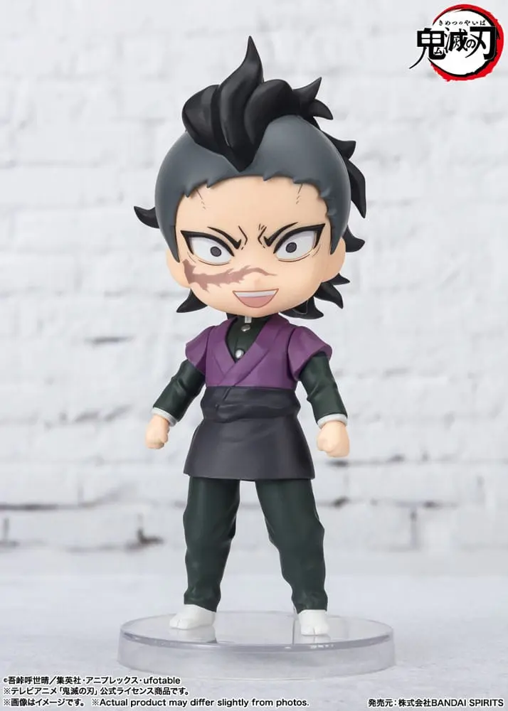 Demon Slayer: Kimetsu no Yaiba Figuarts Genya mini akciófigura 9 cm termékfotó