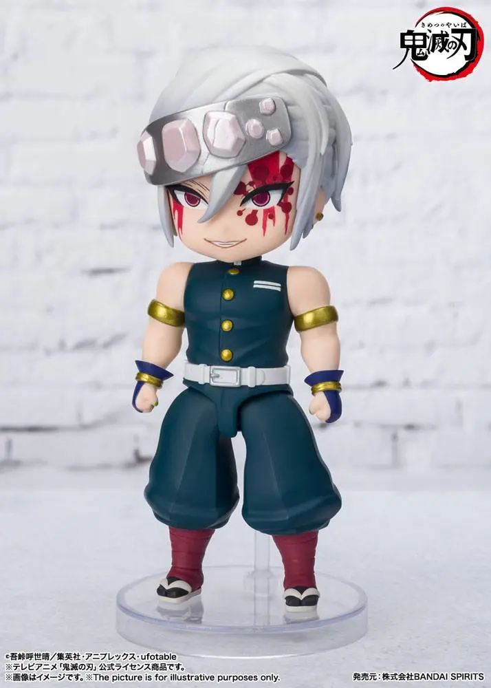 Demon Slayer: Kimetsu no Yaiba Figuarts mini akciófigura Tengen Uzui Sound Breathing 10 cm termékfotó