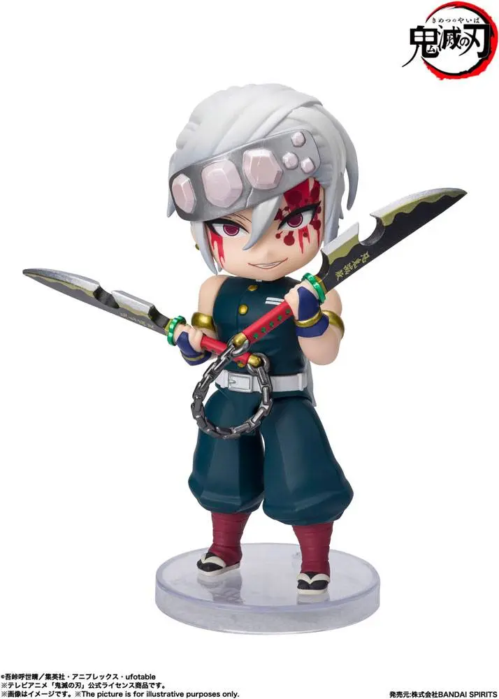 Demon Slayer: Kimetsu no Yaiba Figuarts mini akciófigura Tengen Uzui Sound Breathing 10 cm termékfotó