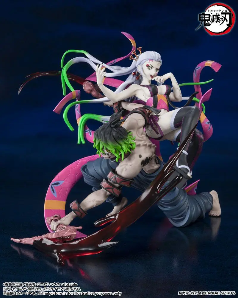 Demon Slayer: Kimetsu no Yaiba FiguartsZERO Daki &amp; Gyutaro PVC szobor figura 20 cm termékfotó