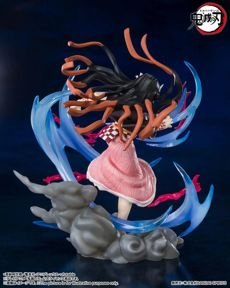Demon Slayer: Kimetsu no Yaiba FiguartsZERO Nezuko Kamado Demon Form Advancing Ver. PVC szobor figura 20 cm termékfotó