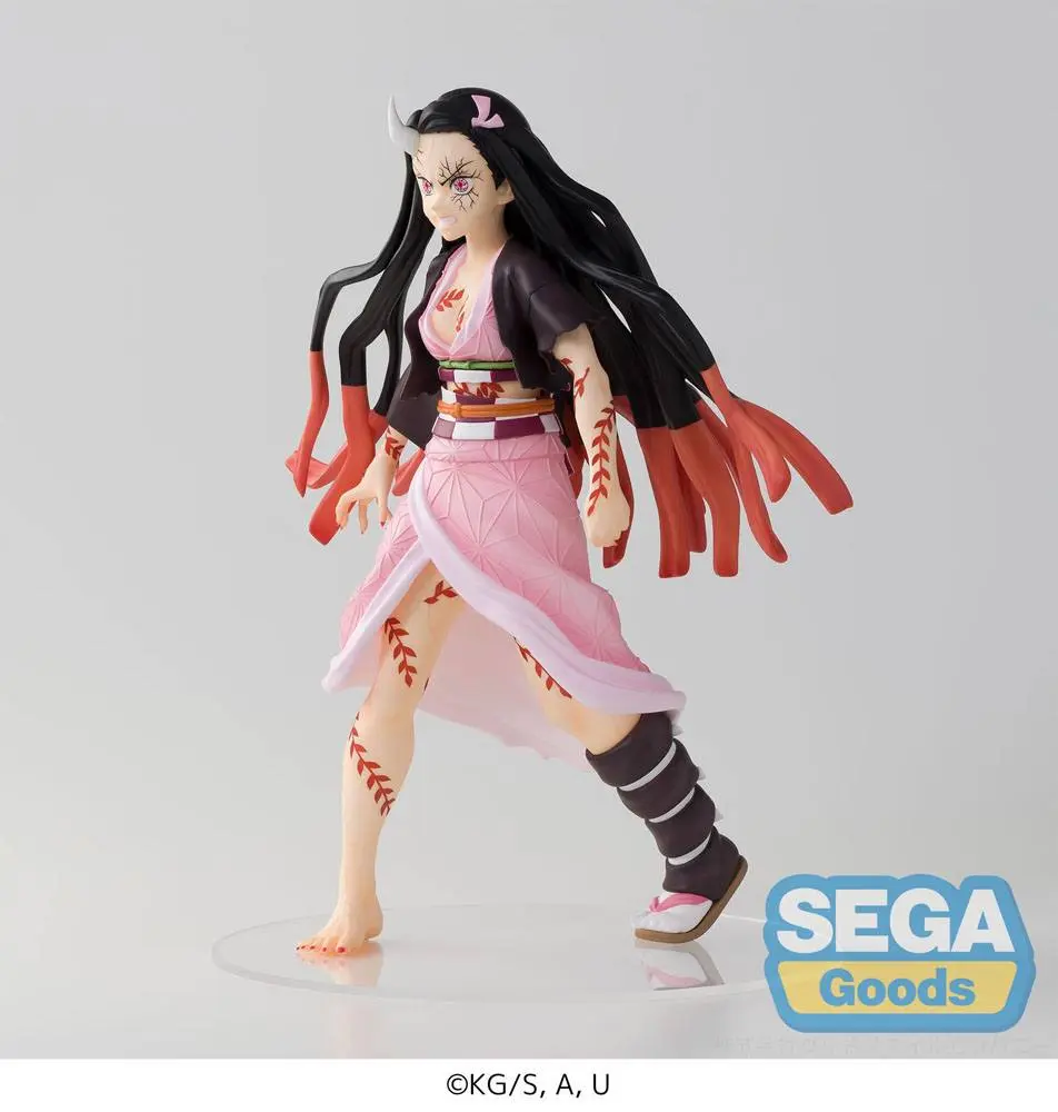 Demon Slayer: Kimetsu no Yaiba Figurizm Nezuko Kamado Demon Form Advancing Ver. PVC szobor figura 21 cm termékfotó