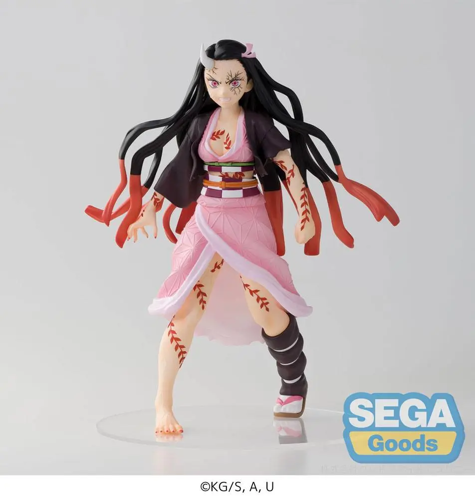 Demon Slayer: Kimetsu no Yaiba Figurizm Nezuko Kamado Demon Form Advancing Ver. PVC szobor figura 21 cm termékfotó