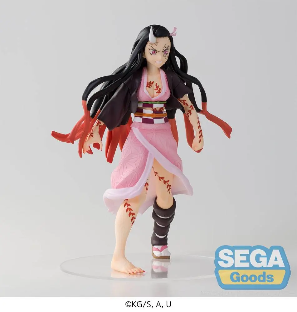 Demon Slayer: Kimetsu no Yaiba Figurizm Nezuko Kamado Demon Form Advancing Ver. PVC szobor figura 21 cm termékfotó