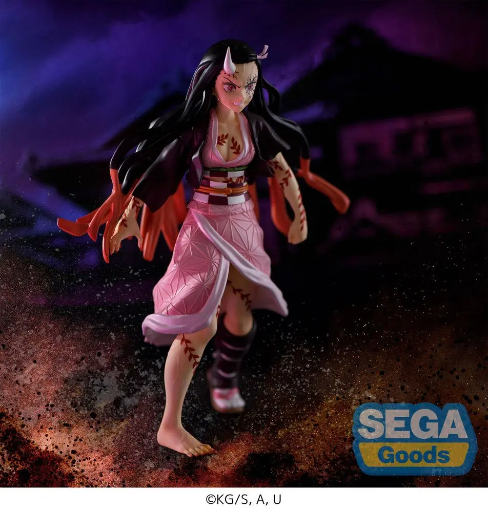 Demon Slayer: Kimetsu no Yaiba Figurizm Nezuko Kamado Demon Form Advancing Ver. PVC szobor figura 21 cm termékfotó