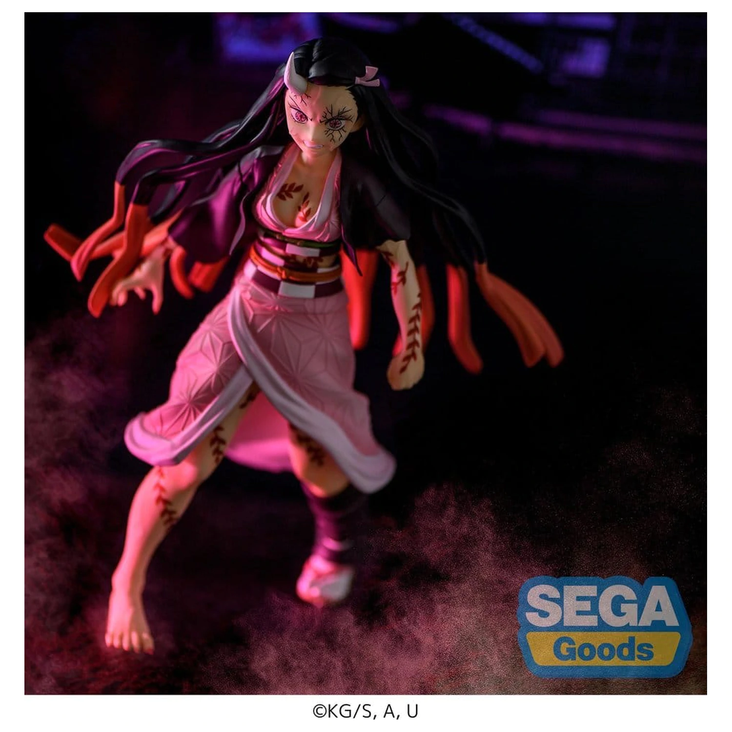 Demon Slayer: Kimetsu no Yaiba FIGURIZMa Nezuko Kamado Demon Form Advancing Ver. (Rerelease) PVC figura 21 cm termékfotó