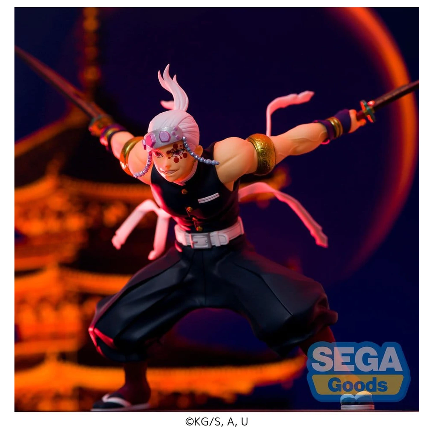 Demon Slayer: Kimetsu no Yaiba FIGURIZMa PVC figura Tengen Uzui (re-run) 16 cm termékfotó