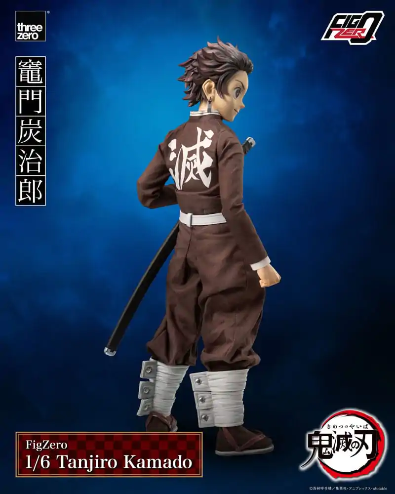 Demon Slayer Kimetsu no Yaiba FigZero 1/6 Tanjiro Kamado akciófigura 27 cm termékfotó