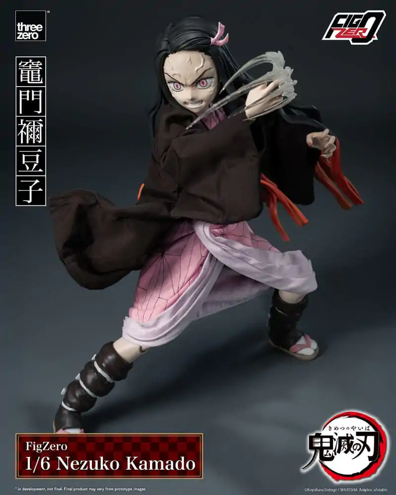 Demon Slayer: Kimetsu no Yaiba FigZero akciófigura 1/6 Nezuko Kamado 26 cm termékfotó