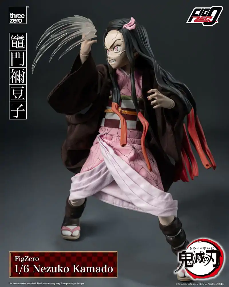 Demon Slayer: Kimetsu no Yaiba FigZero akciófigura 1/6 Nezuko Kamado 26 cm termékfotó