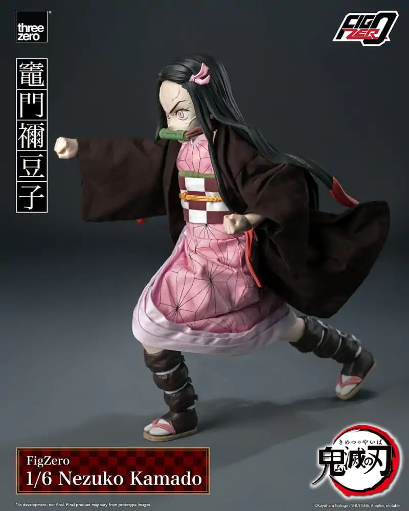 Demon Slayer: Kimetsu no Yaiba FigZero akciófigura 1/6 Nezuko Kamado 26 cm termékfotó