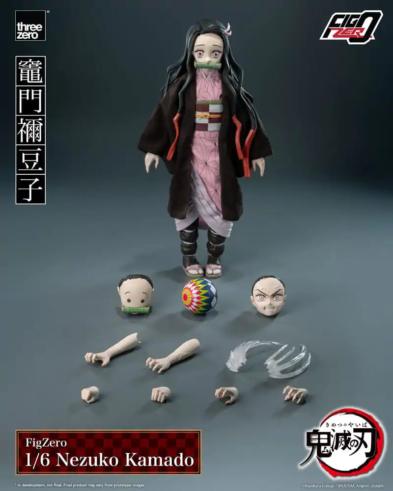 Demon Slayer: Kimetsu no Yaiba FigZero akciófigura 1/6 Nezuko Kamado 26 cm termékfotó