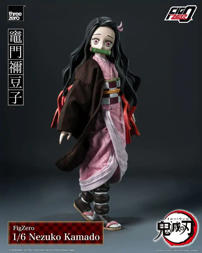 Demon Slayer: Kimetsu no Yaiba FigZero akciófigura 1/6 Nezuko Kamado 26 cm termékfotó