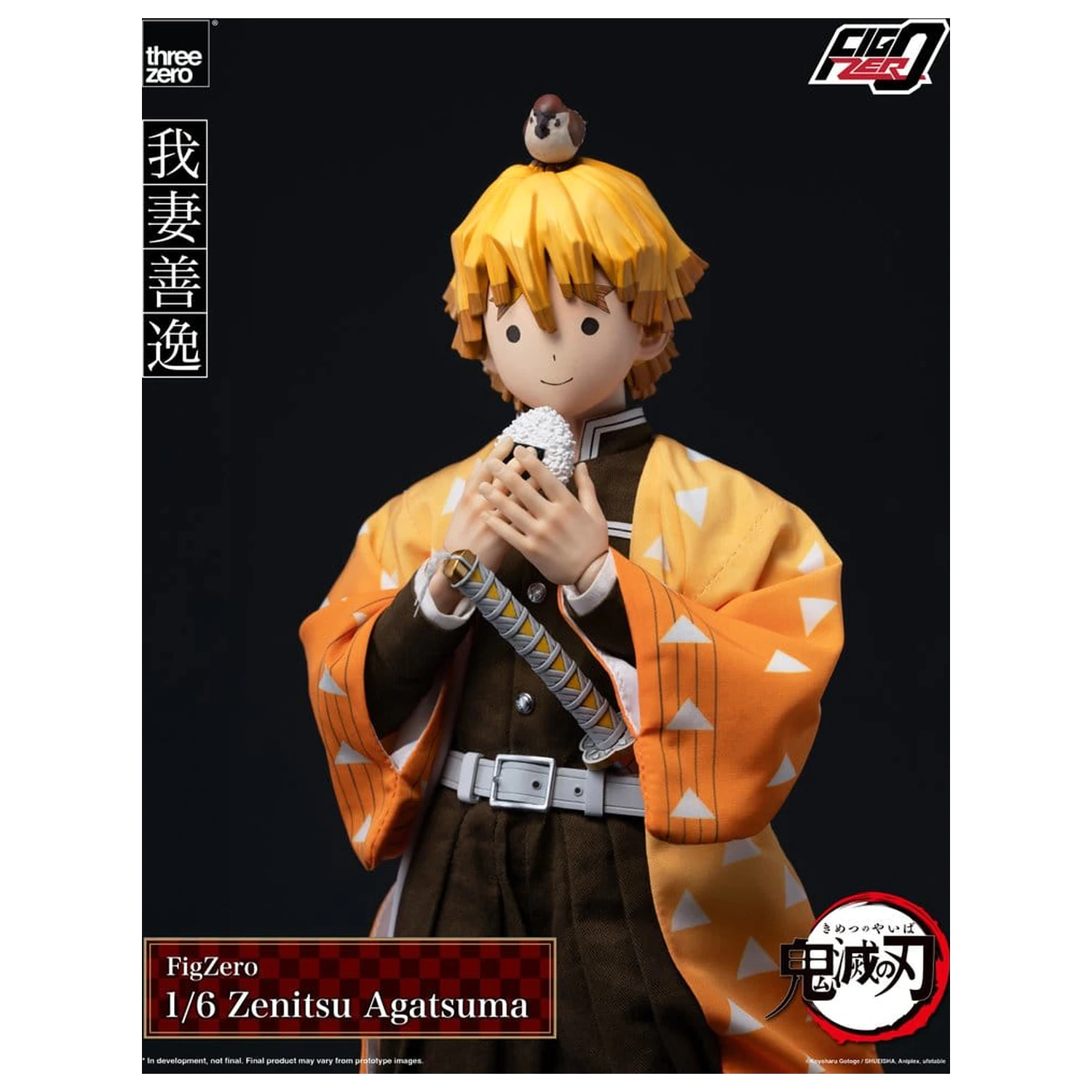 Demon Slayer: Kimetsu no Yaiba FigZero akciófigura 1/6 Zenitsu Agatsuma 28 cm termékfotó
