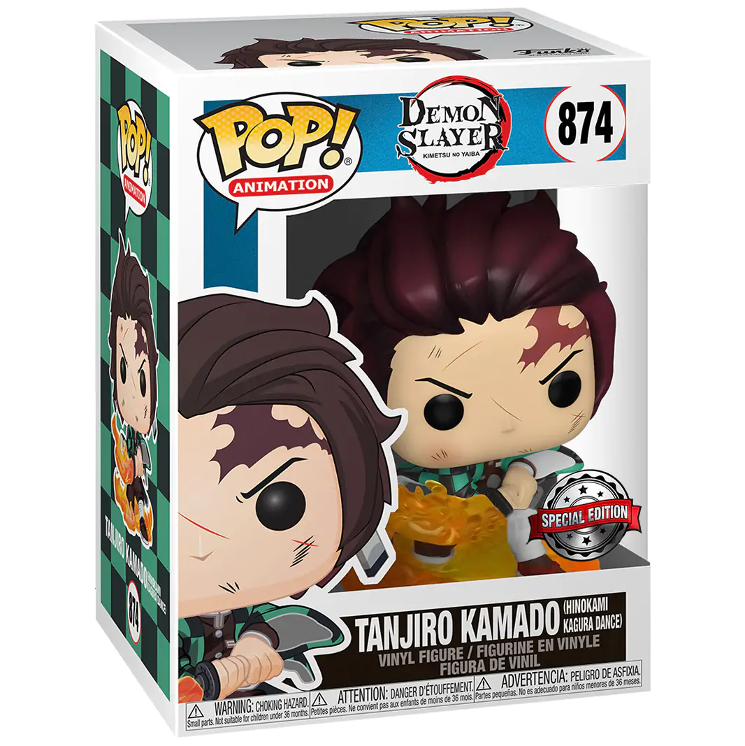 Demon Slayer: Kimetsu no Yaiba Funko POP! Animation Figura Tanjiro 9cm termékfotó