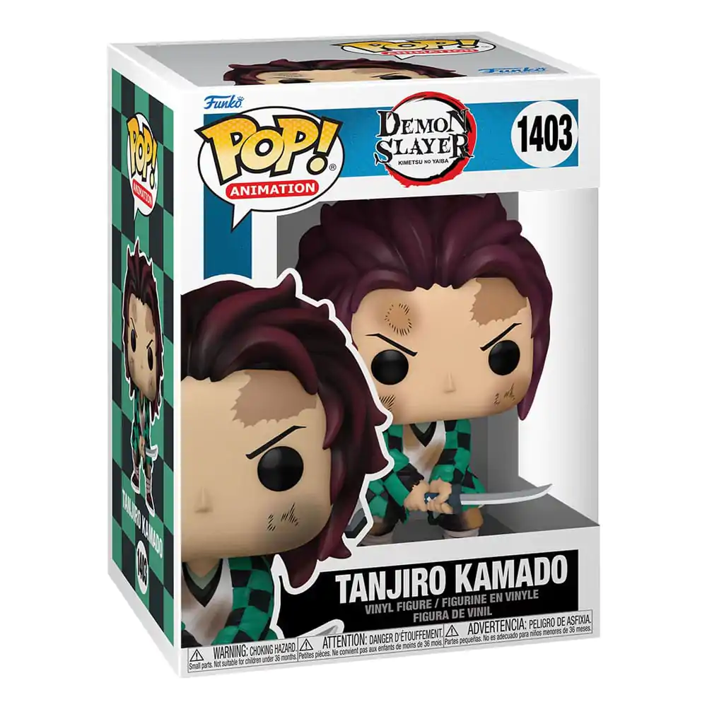 Demon Slayer: Kimetsu no Yaiba Funko POP! Animation figura Tanjiro (Training) 9 cm termékfotó