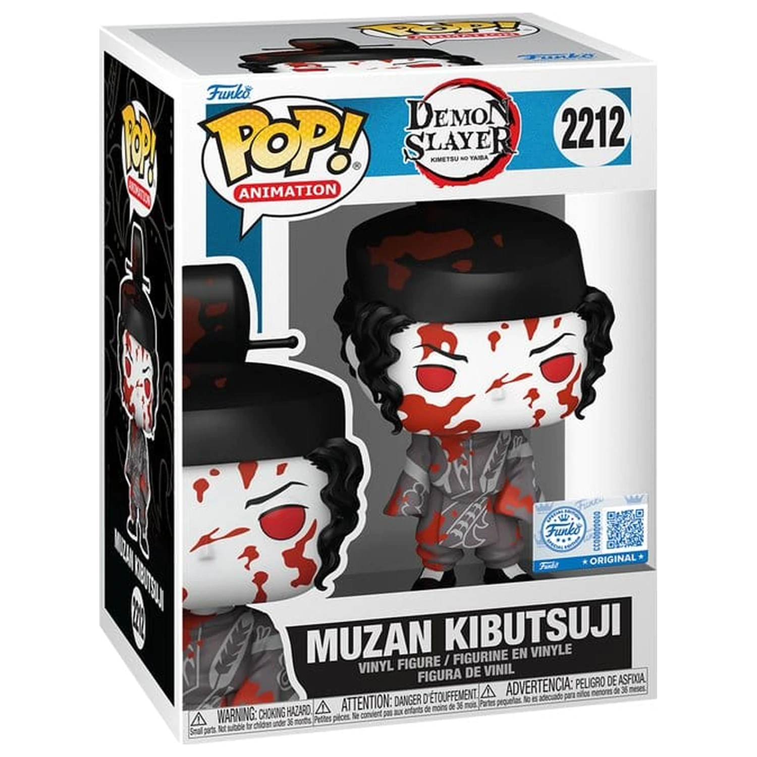 Demon Slayer: Kimetsu no Yaiba Funko POP! Animation Vinyl figura Muzan 9 cm termékfotó