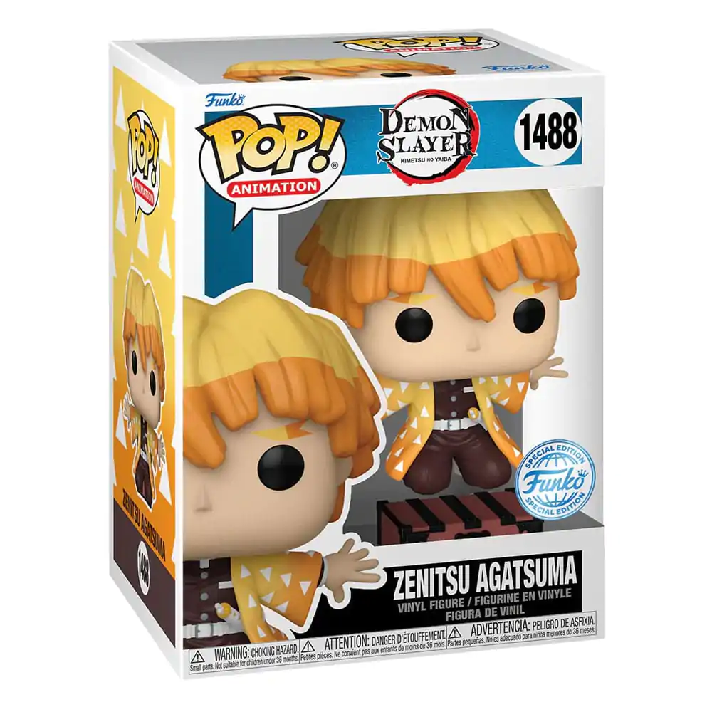 Demon Slayer: Kimetsu no Yaiba Funko POP! Animation Vinyl figura Zenitsu Agatsuma Special Edition 9 cm termékfotó