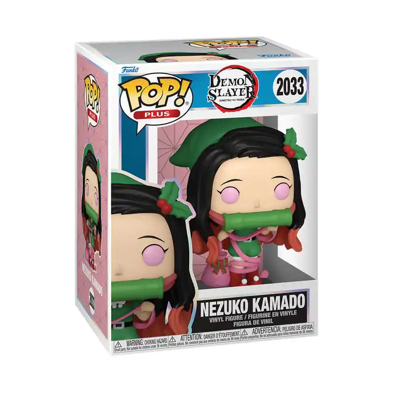 Demon Slayer: Kimetsu no Yaiba Funko POP! Plus Animation Vinyl figura Nezuko (Holi) 9 cm termékfotó
