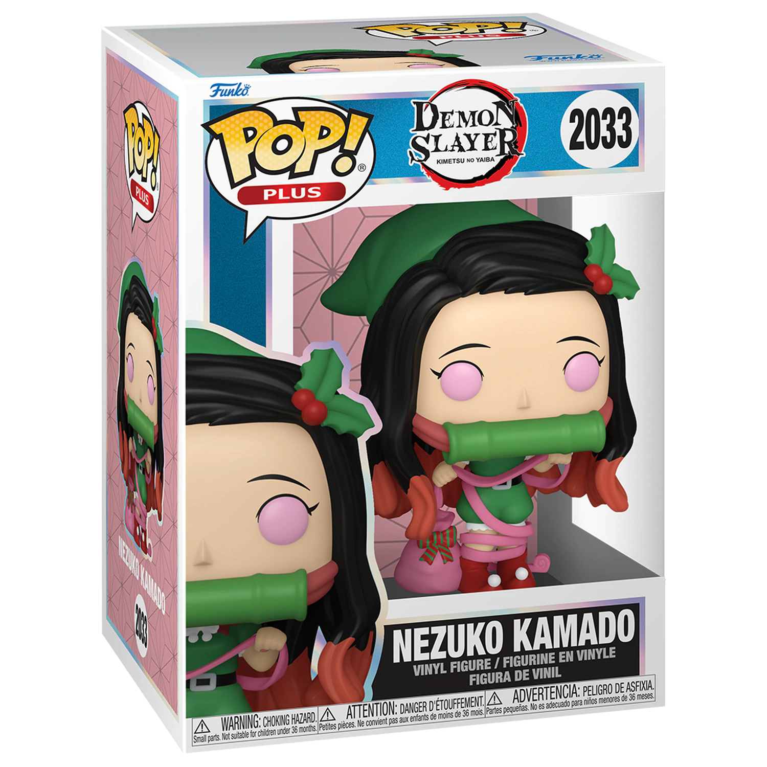 Demon Slayer: Kimetsu no Yaiba Funko POP! Plus Animation Vinyl figura Nezuko (Holi) 9 cm termékfotó