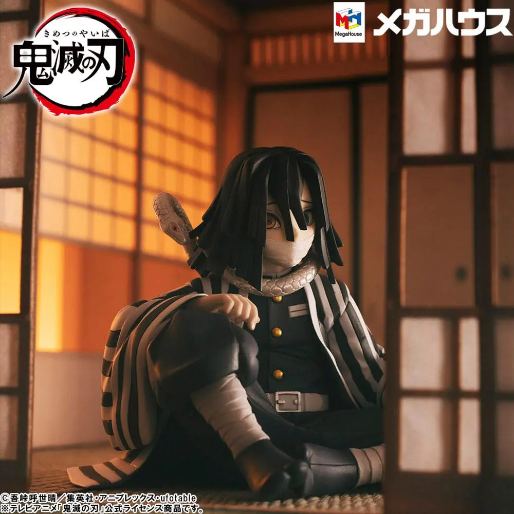 Demon Slayer Kimetsu no Yaiba G.E.M. Iguro-san Palm Size Deluxe Version PVC szobor figura 7 cm termékfotó