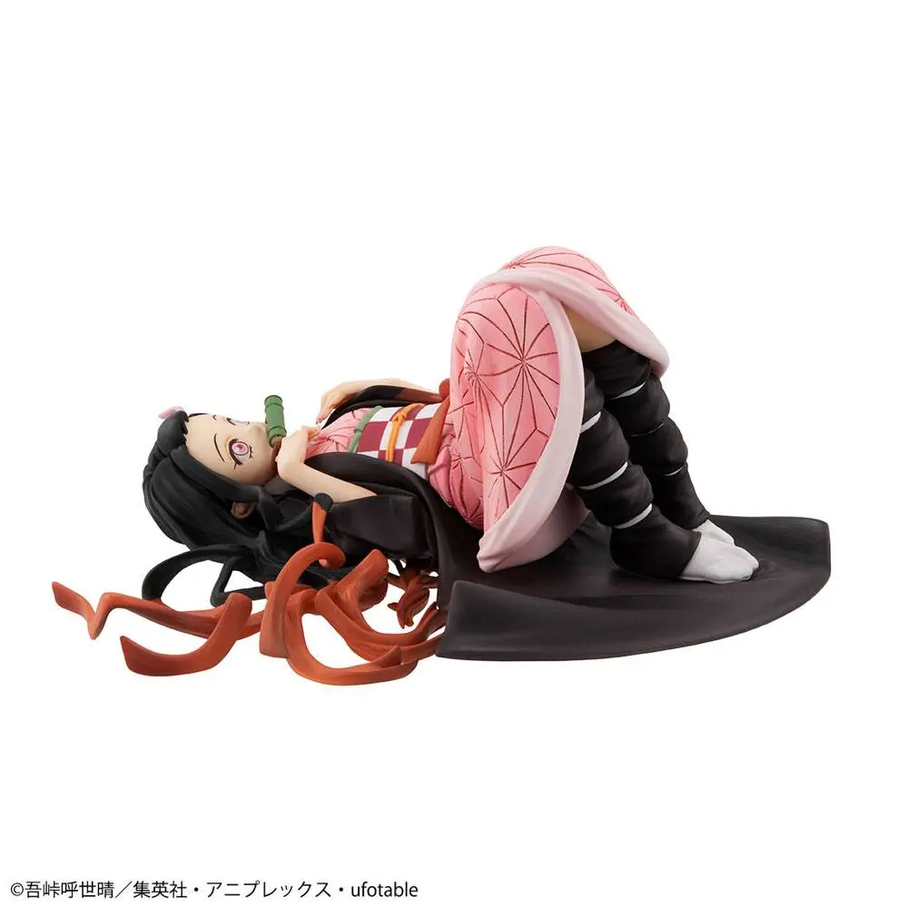 Demon Slayer Kimetsu no Yaiba G.E.M. Nezuko Ver. 2 Palm Size Edition Deluxe PVC szobor figura 12 cm termékfotó
