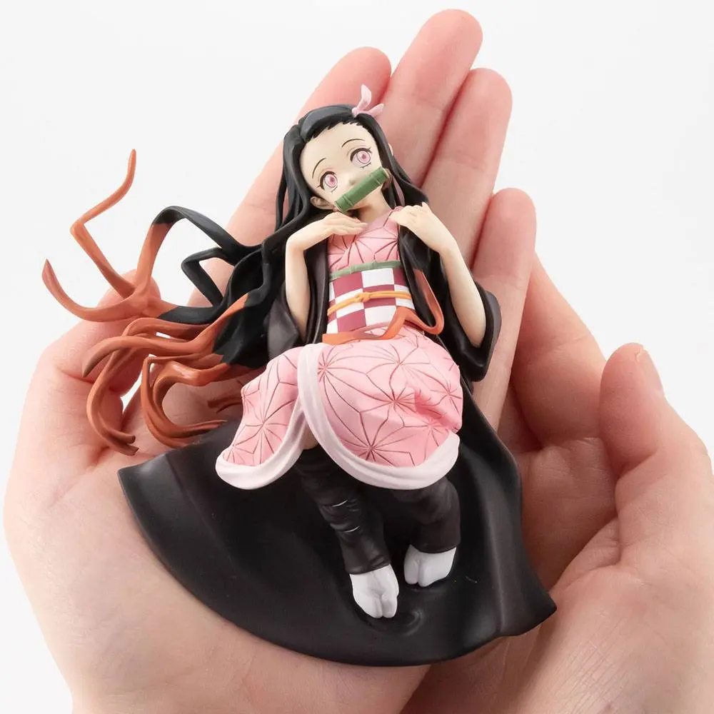 Demon Slayer Kimetsu no Yaiba G.E.M. Nezuko Ver. 2 Palm Size Edition PVC szobor figura 12 cm termékfotó