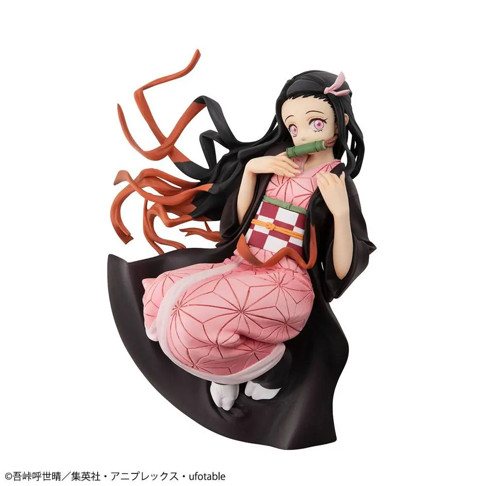 Demon Slayer Kimetsu no Yaiba G.E.M. Nezuko Ver. 2 Palm Size Edition PVC szobor figura 12 cm termékfotó