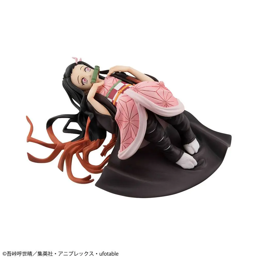 Demon Slayer Kimetsu no Yaiba G.E.M. Nezuko Ver. 2 Palm Size Edition PVC szobor figura 12 cm termékfotó