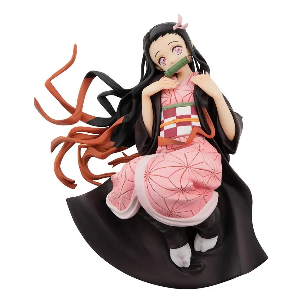 Demon Slayer Kimetsu no Yaiba G.E.M. Nezuko Ver. 2 Palm Size Edition PVC szobor figura 12 cm termékfotó