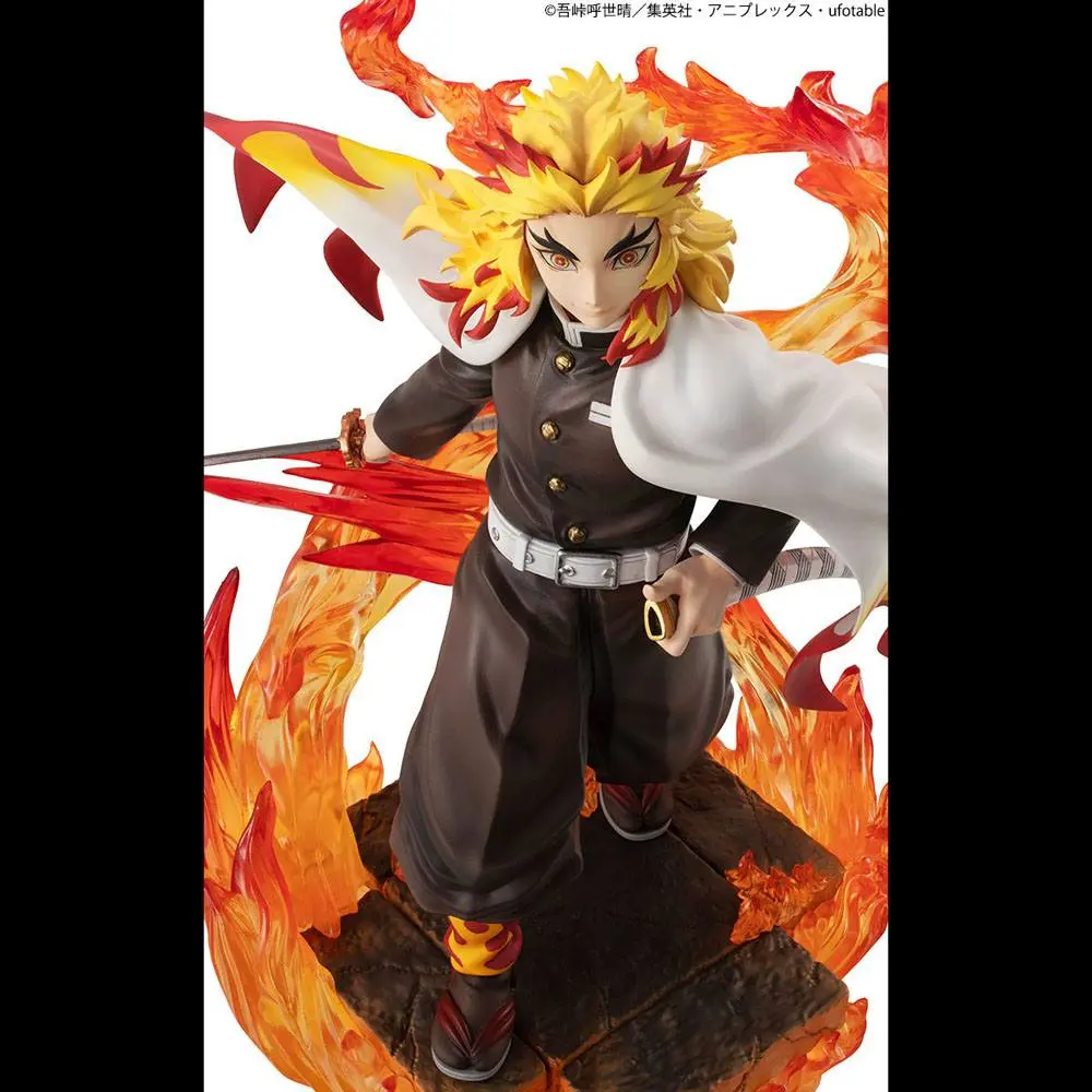 Demon Slayer Kimetsu no Yaiba G.E.M. Rengoku Kyojuro PVC szobor figura 21 cm termékfotó