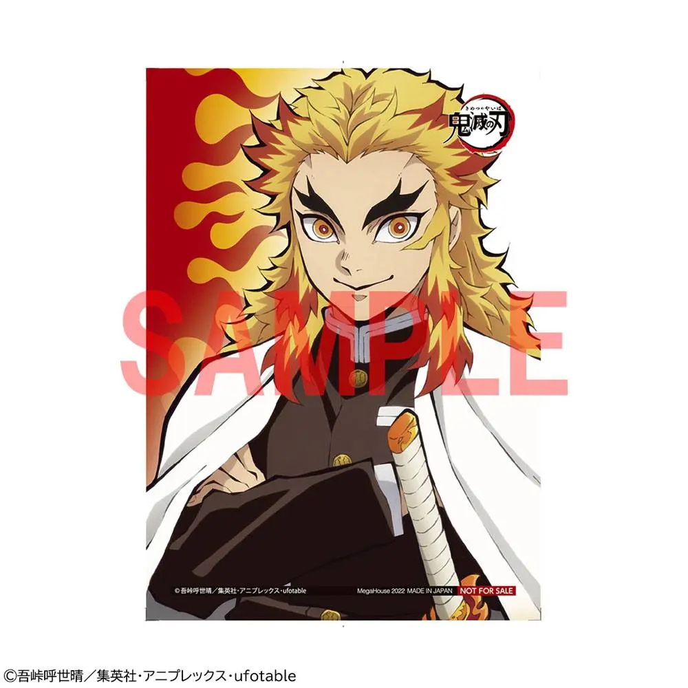 Demon Slayer Kimetsu no Yaiba G.E.M. Rengoku Palm Size Edition Deluxe PVC szobor figura 9 cm termékfotó