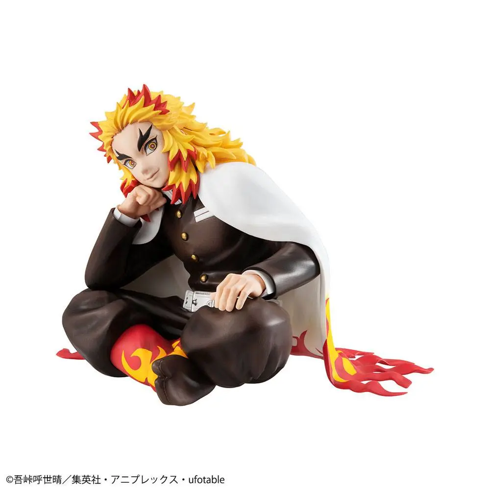 Demon Slayer Kimetsu no Yaiba G.E.M. Rengoku Palm Size Edition Deluxe PVC szobor figura 9 cm termékfotó