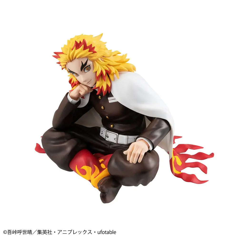 Demon Slayer Kimetsu no Yaiba G.E.M. Rengoku Palm Size PVC szobor figura 9 cm termékfotó