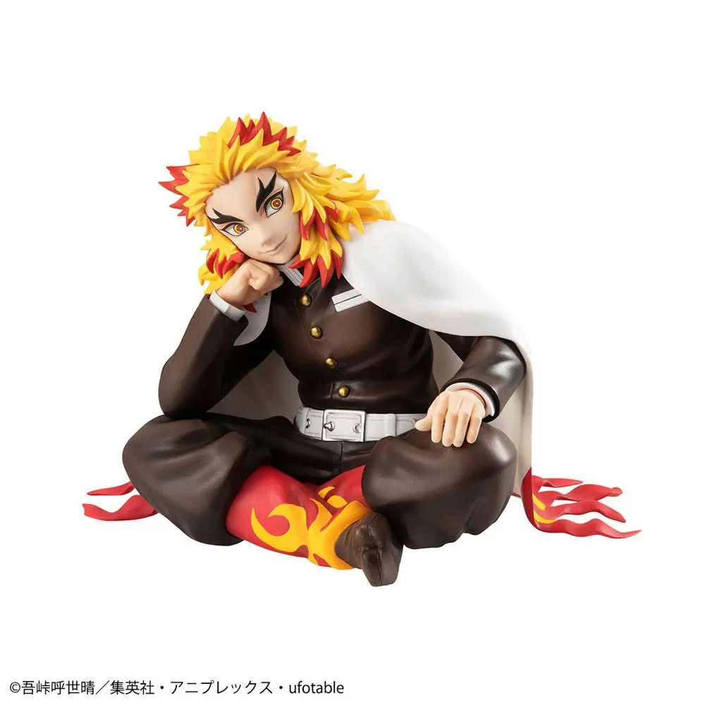 Demon Slayer Kimetsu no Yaiba G.E.M. Rengoku Palm Size PVC szobor figura 9 cm termékfotó