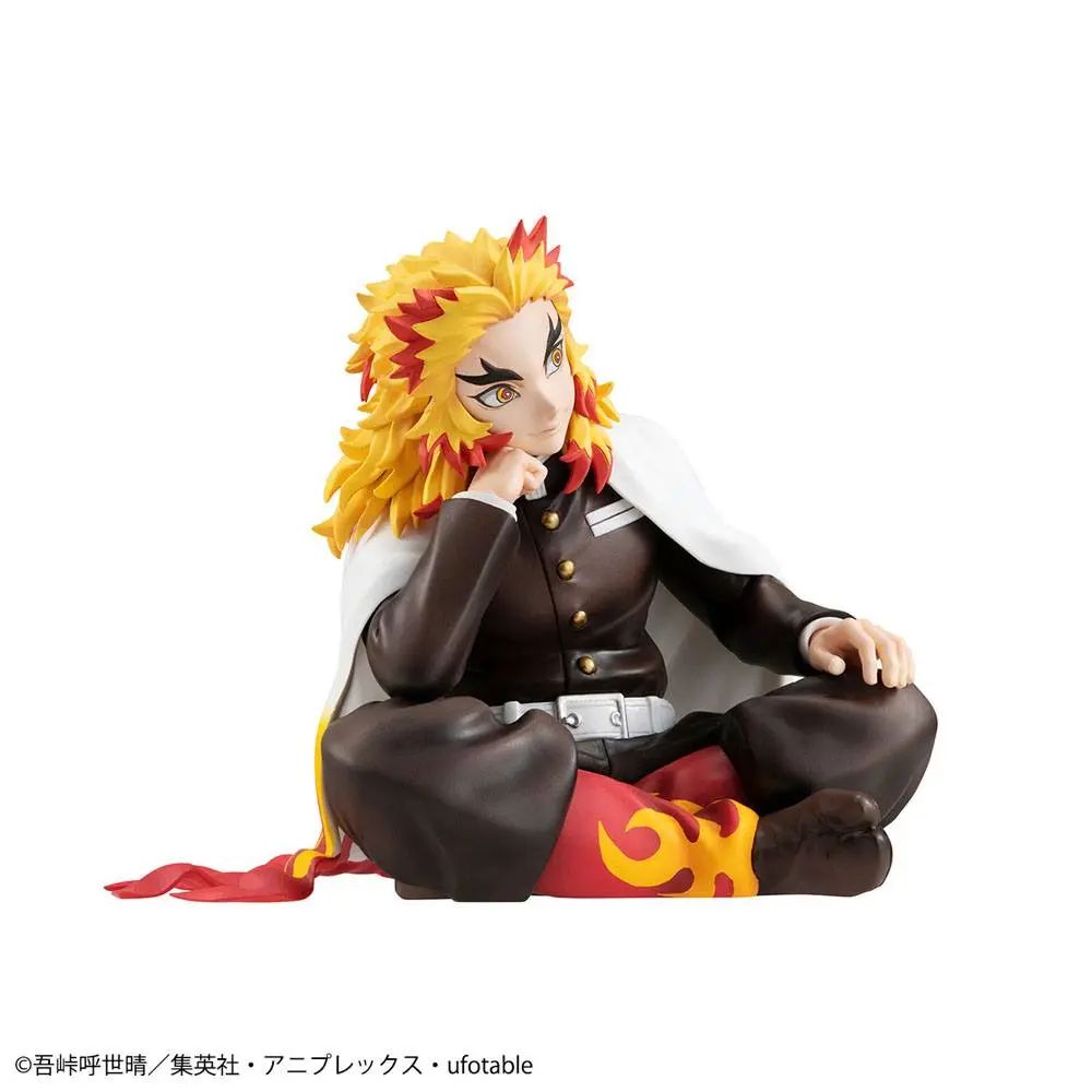 Demon Slayer Kimetsu no Yaiba G.E.M. Rengoku Palm Size PVC szobor figura 9 cm termékfotó